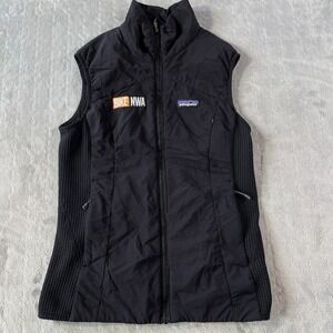 Patagonia Vest Womens Small Black Nano‎ Air Light Hybrid Outdoor Pocket Camping
